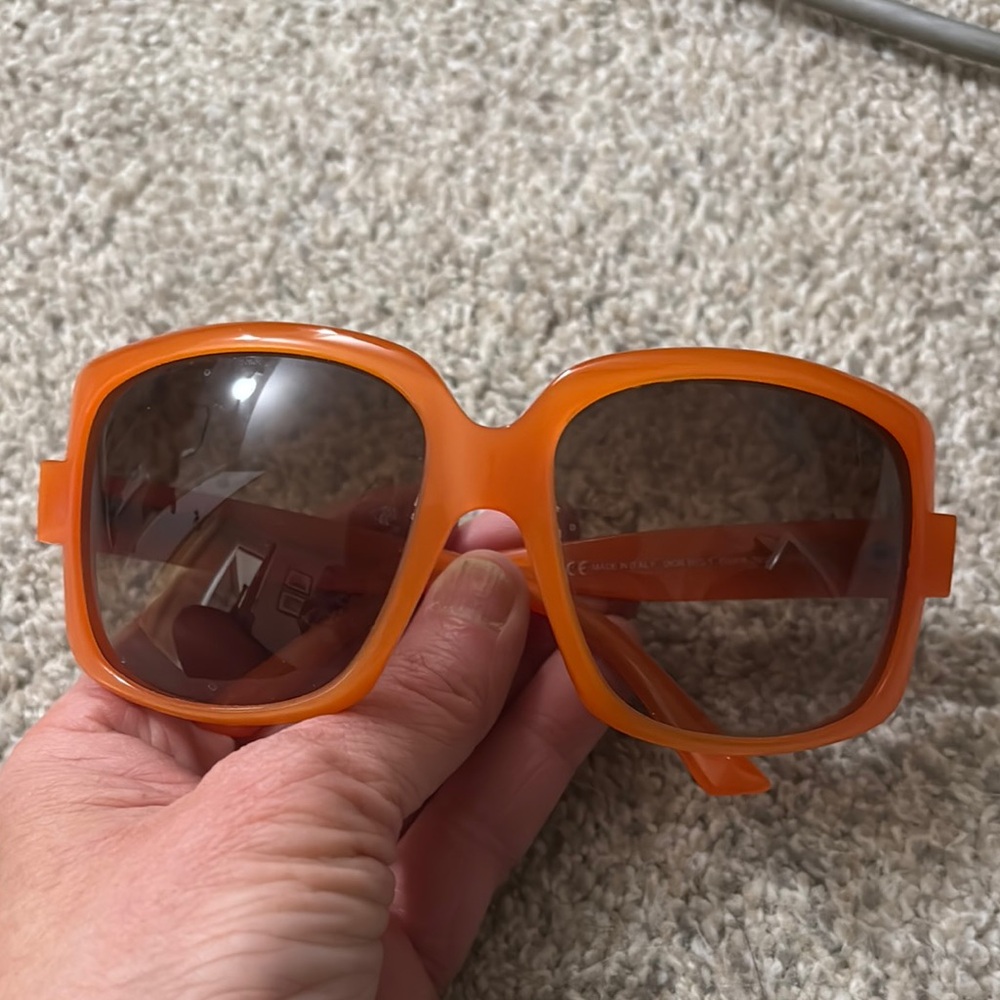 Dior Women's Orange Sunglasses
